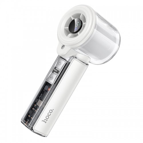 Портативный вентилятор Hoco handheld fan with spray HX613 100 Levels, 60dB, 18h white