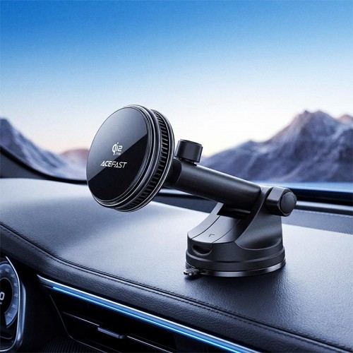 Автодержатель с зарядкой и охлаждающим кулером Acefast D67 QI2 25W Magsafe 4.7-6.9" black