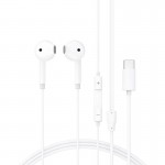 Навушники дротові Acefast L13 USB-C semi-in-ear with mic DAC, 1.2m white