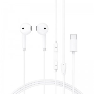 Навушники дротові Acefast L13 USB-C semi-in-ear with mic DAC, 1.2m white