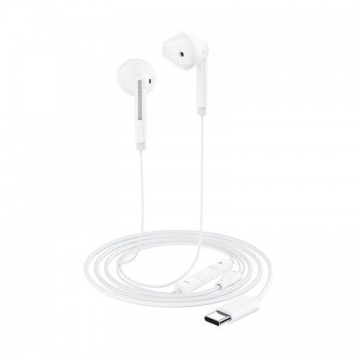 Навушники дротові Acefast L13 USB-C semi-in-ear with mic DAC, 1.2m white
