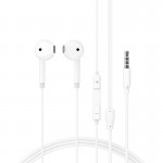 Навушники дротові Acefast L14 3.5mm semi-in-ear with mic 1.2m white