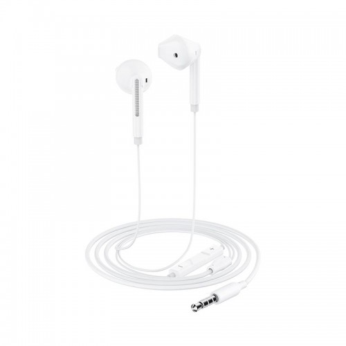 Навушники дротові Acefast L14 3.5mm semi-in-ear with mic 1.2m white
