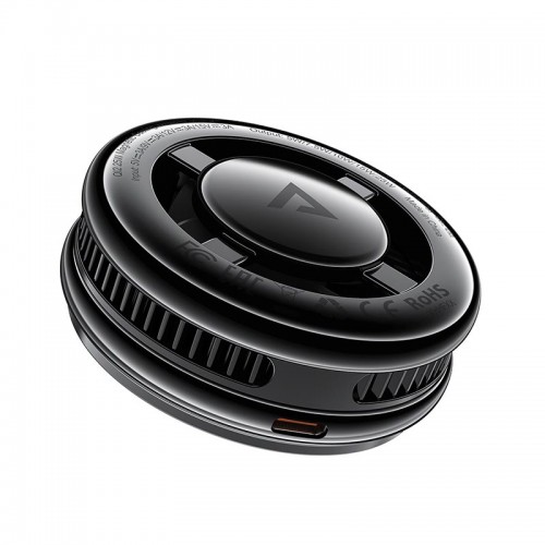 Бездротова зарядка Qi2 з кулером охолодження ACEFAST E47 25W magnetic 4.7-6.9" black