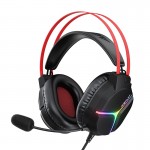 Ігрові комп'ютерні навушники Acefast H16 IPX4 USB/3.5mm, 2m RGB підсвітка black