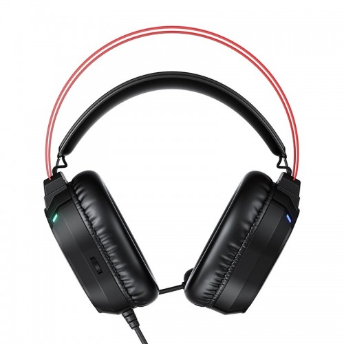 Ігрові комп'ютерні навушники Acefast H16 IPX4 USB/3.5mm, 2m RGB підсвітка black