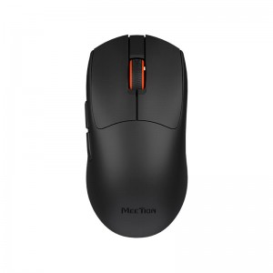 Миша Meetion Gaming mouse GW12 800-12800DPI, 2.4G/BT/USB-C, RGB black