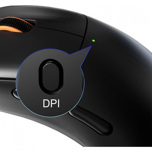 Миша Meetion Gaming mouse GW13 800-12800DPI, 2.4G/BT/USB-C, RGB black