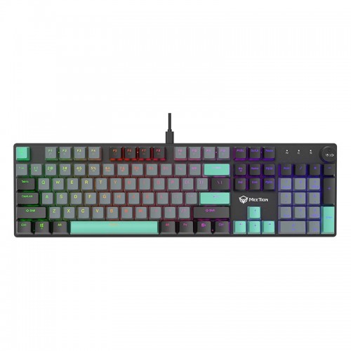 Игровая клавиатура Meetion Wired Mechanical Keyboard Red Switch MK009RDP USB-C black