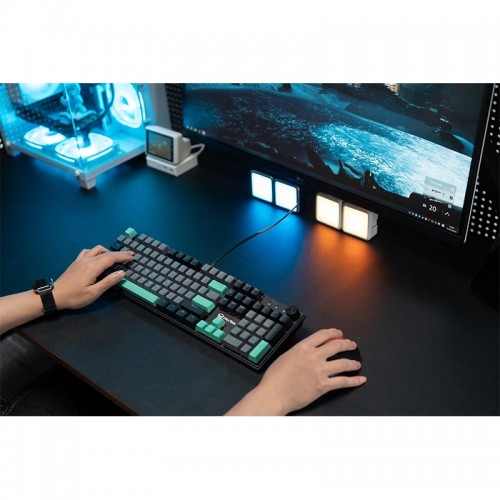 Игровая клавиатура Meetion Wired Mechanical Keyboard Red Switch MK009RDP USB-C black