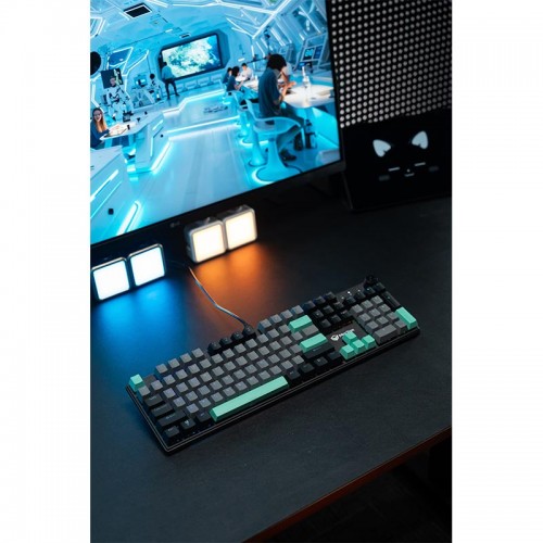 Игровая клавиатура Meetion Wired Mechanical Keyboard Red Switch MK009RDP USB-C black