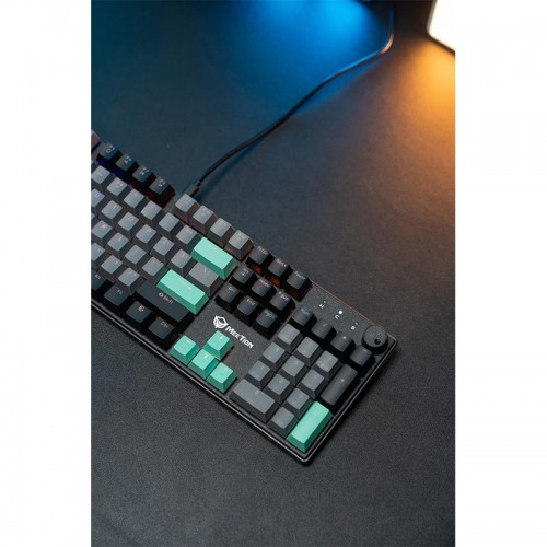 Игровая клавиатура Meetion Wired Mechanical Keyboard Red Switch MK009RDP USB-C black