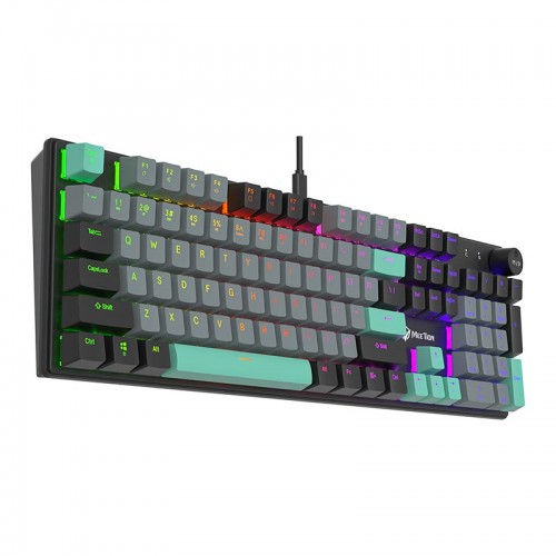 Игровая клавиатура Meetion Wired Mechanical Keyboard Red Switch MK009RDP USB-C black