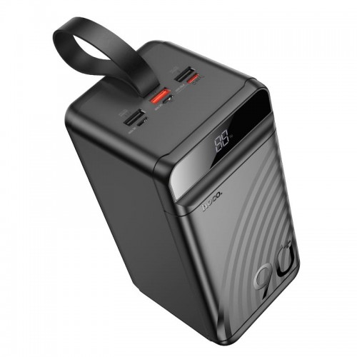 Повербанк 90000 mah Hoco Element J123D 22.5W/3A з ліхтариком Black