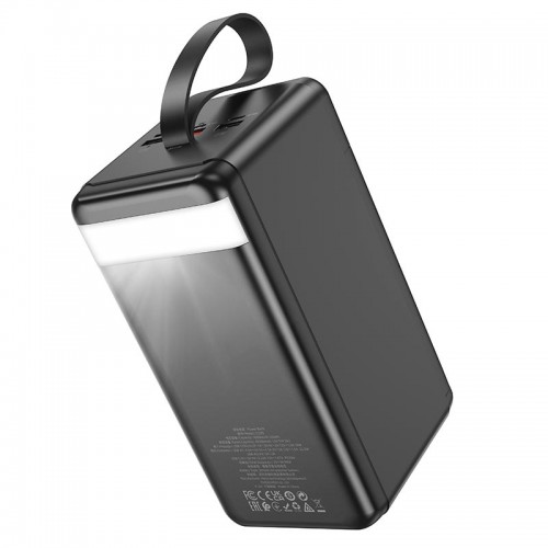 Повербанк 90000 mah Hoco Element J123D 22.5W/3A з ліхтариком Black