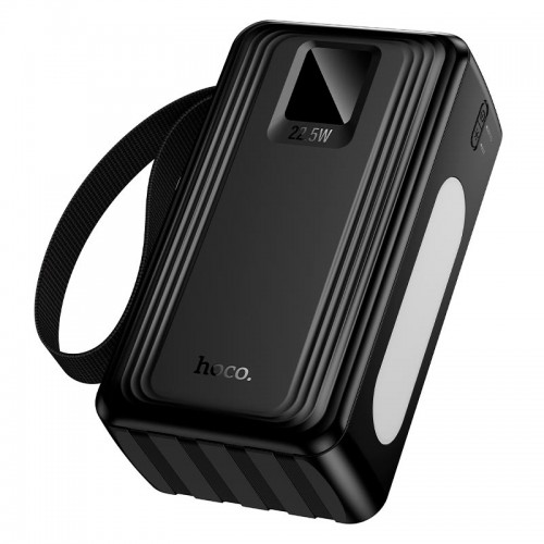 Повербанк Hoco J173A Jingyao 30000mAh 22.5W/3A з 2 ліхтариками та 4 кабелями black