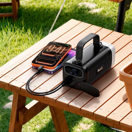 Повербанк 40000mah Hoco J174 Unimpeded dual lighting 22.5W/3A black