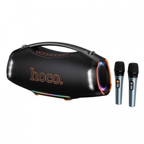 Портативна колонка Hoco Wave BT speaker HT4 Max IPX4 BT5.3, TWS, 550 Вт, 10 год з 2 мікрофонами чорна