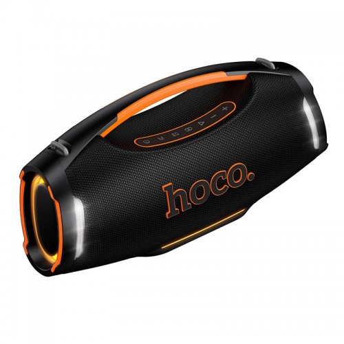 Портативна колонка Hoco Wave BT speaker HT4 Pro IPX4 BT5.3, TWS, 370 Вт, 6 годин із 2 мікрофонами чорна