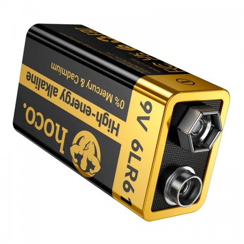 Крона Alkaline HOCO JA9 6LR61, 9V black