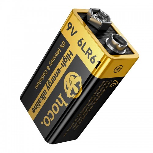 Крона Alkaline HOCO JA9 6LR61, 9V black