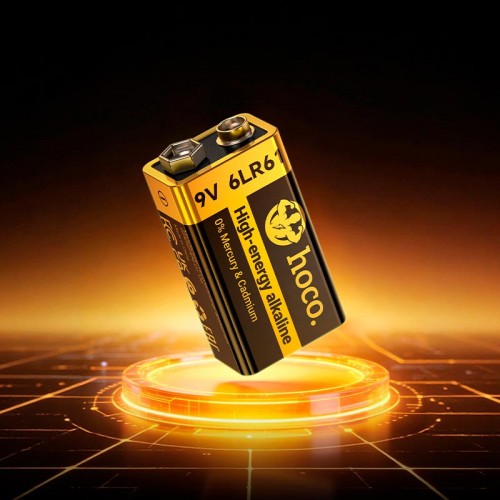 Крона Alkaline HOCO JA9 6LR61, 9V black