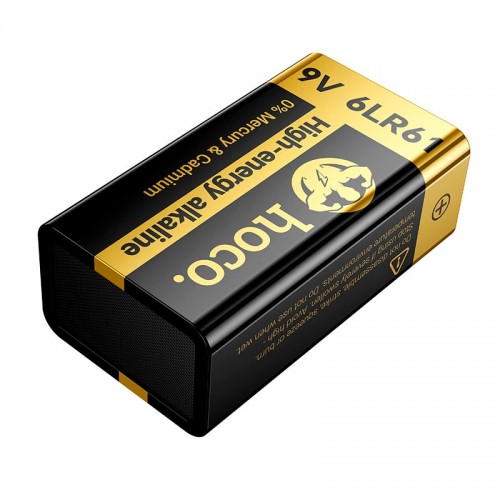 Крона Alkaline HOCO JA9 6LR61, 9V black