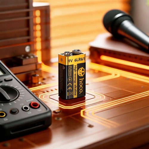 Крона Alkaline HOCO JA9 6LR61, 9V black