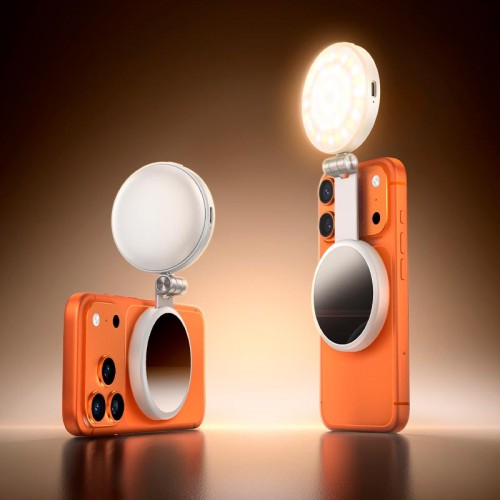 Портативне селфі-світло HOCO Profit magnetic fill light K161 130лм, 2800-5000K білий