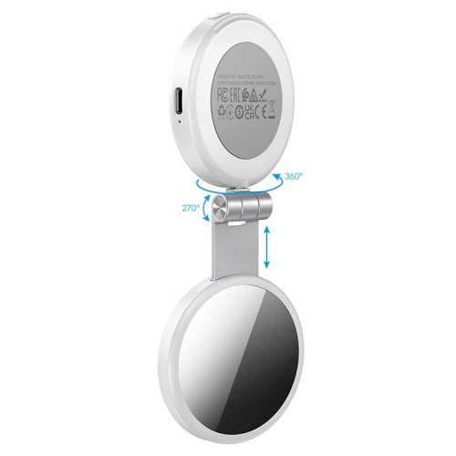 Портативне селфі-світло HOCO Profit magnetic fill light K161 130лм, 2800-5000K білий