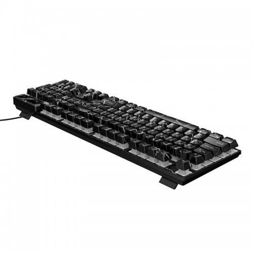 Клавіатура Hoco GM701 Trofeo wired gaming keyboard 104 Keys, UA/ru/EN розкладка LED підсвітка black
