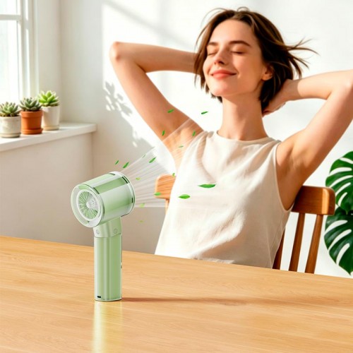 Портативний вентилятор Hoco Spray series ice cooling handheld fan HX614 100Levels, 60dB, 15h, 50mL blue
