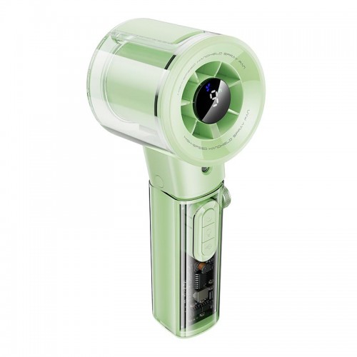 Портативний вентилятор Hoco Spray series ice cooling handheld fan HX614 100Levels, 60dB, 15h, 50mL green