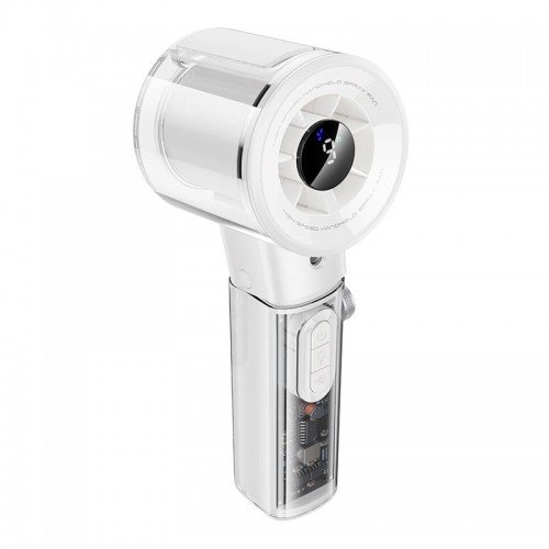 Портативний вентилятор Hoco Spray series ice cooling handheld fan HX614 100Levels, 60dB, 15h, 50mL white