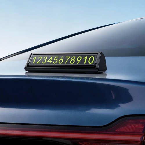 Автомобильная визитка Hoco на панель автомобиля car parking sign ZP131 black