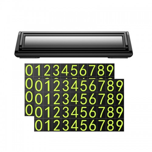 Автомобильная визитка Hoco на панель автомобиля car parking sign ZP131 black