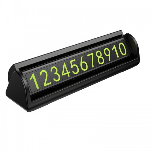 Автомобильная визитка Hoco на панель автомобиля car parking sign ZP131 black