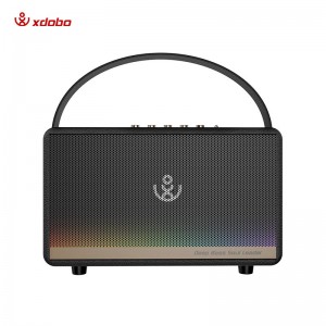 Портативная Bluetooth колонка Xdobo Mirage с 2 микрофонами BT5.3, 130W, USB/AUX, EQ, 12ч black
