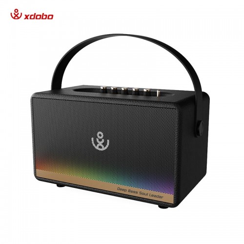 Портативная Bluetooth колонка Xdobo Mirage с 2 микрофонами BT5.3, 130W, USB/AUX, EQ, 12ч black