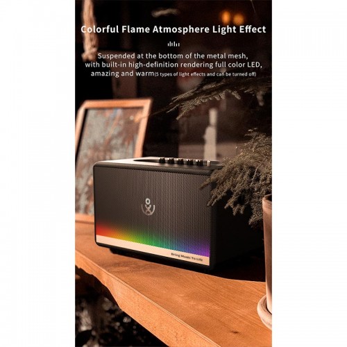 Портативная Bluetooth колонка Xdobo Mirage с 2 микрофонами BT5.3, 130W, USB/AUX, EQ, 12ч black