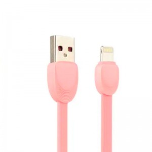 Кабель USB to Lightning REMAX Shell RC-040i pink