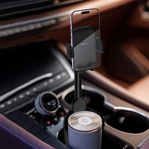 Тримач для телефону в підстаканник Acefast D72 black