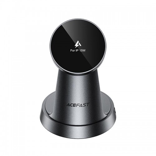Беспроводное зарядное устройство держатель Qi Acefast 15W 3в1 E48 22.5W Total grey