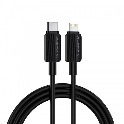 Кабель Acefast USB-C to Lightning PVC charging data cable C26-01 1.2m, 30W black