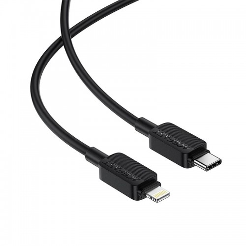 Кабель Acefast USB-C to Lightning PVC charging data cable C26-01 1.2m, 30W black