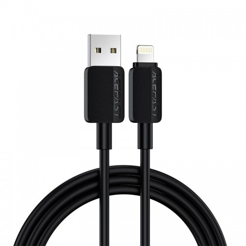 Кабель Acefast USB-A to Lightning PVC charging data cable C26-02 1.2m, 2.4A black