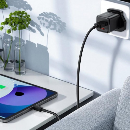 Кабель Acefast USB-A to Lightning PVC charging data cable C26-02 1.2m, 2.4A black