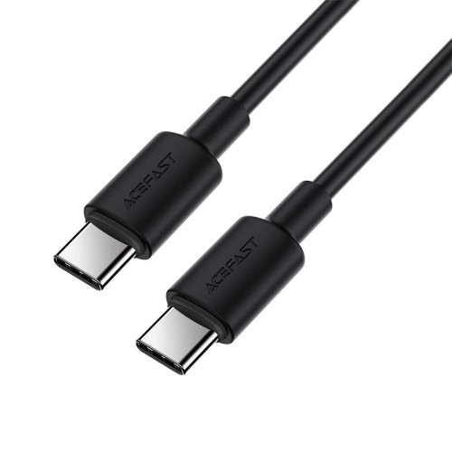 Кабель Acefast USB-C to USB-C silicone charging data cable C25-03 1.2m, 60W black