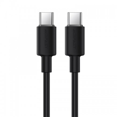 Кабель Acefast USB-C to USB-C silicone charging data cable C25-03 1.2m, 60W black