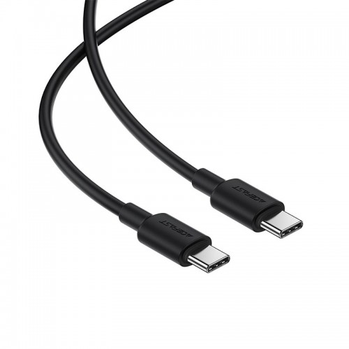 Кабель Acefast USB-C to USB-C silicone charging data cable C25-03 1.2m, 60W black